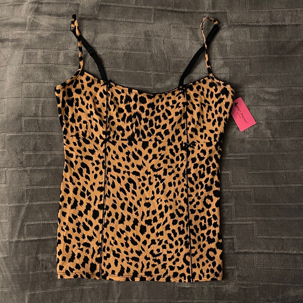 Betsey Johnson Leopard Print Camisole